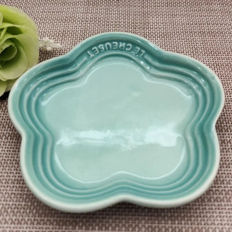 High-Gloss, high-quality Ceramic Blossom Dish – 14 cm in assorted vibrant colours