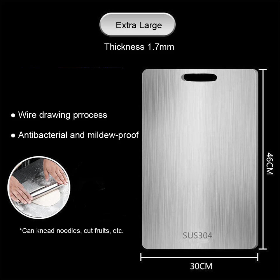 Next-Generation 316 Stainless Steel
“Healthy, Antibacterial & Eco-Friendly Chopping Board”