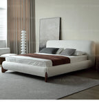 Luukse gestoffeerde bed met retro Marokkaanse sjarme koning- en koningingrootte