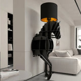 Luxury Horse Statue Wall-Mounted Display Shelf