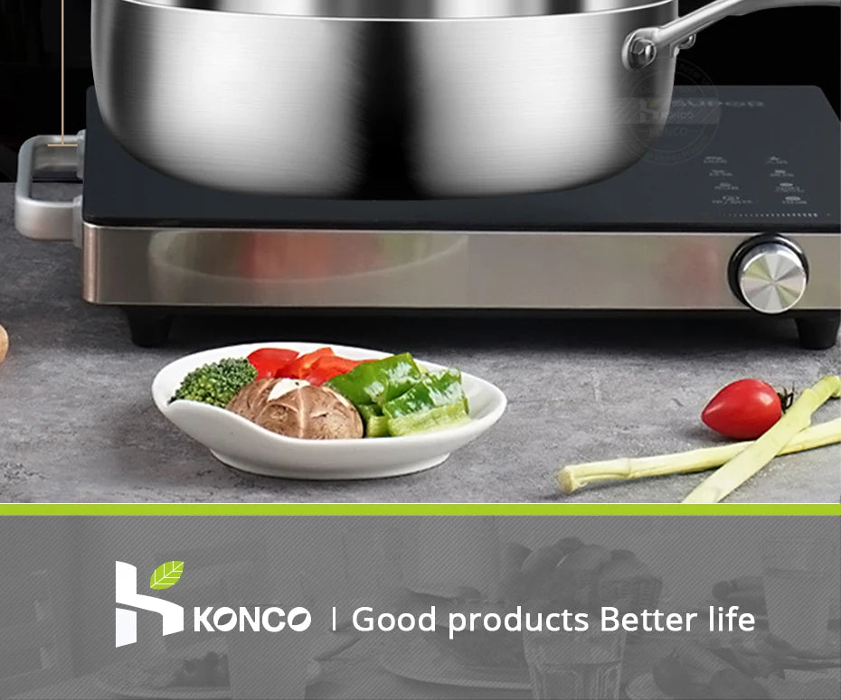 316 Stainless Steel Frying Pan 20cm - Non-Stick Cookware