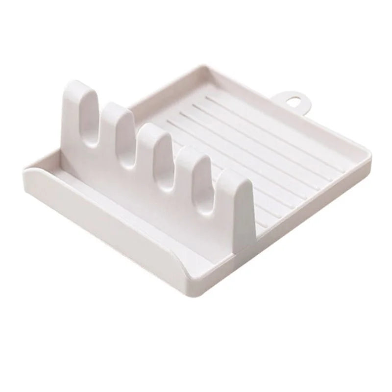A Fresh Twist on Everyday Cooking – Spoon & Lid Holder with Non-Slip Pad