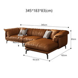 Luxe Leather Statement Sofa – Timeless Elegance and comfort in Every Detail