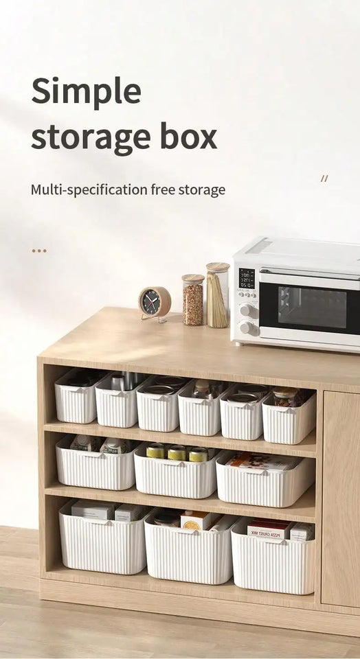 Multifunctional Food-Grade Storage Baskets – Smart, Stackable & Fridge-Safe