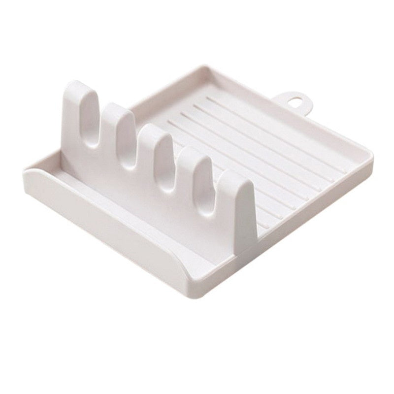 A Fresh Twist on Everyday Cooking – Spoon & Lid Holder with Non-Slip Pad