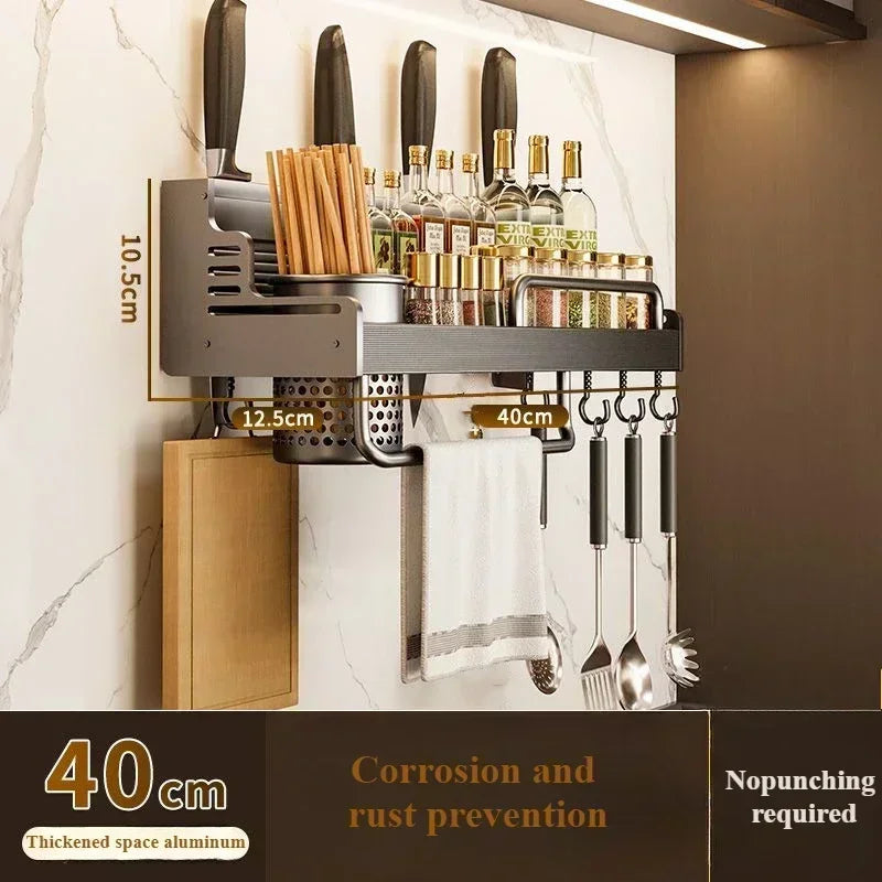 Wall Mounted Metal Dishware Storage Organizer Racks