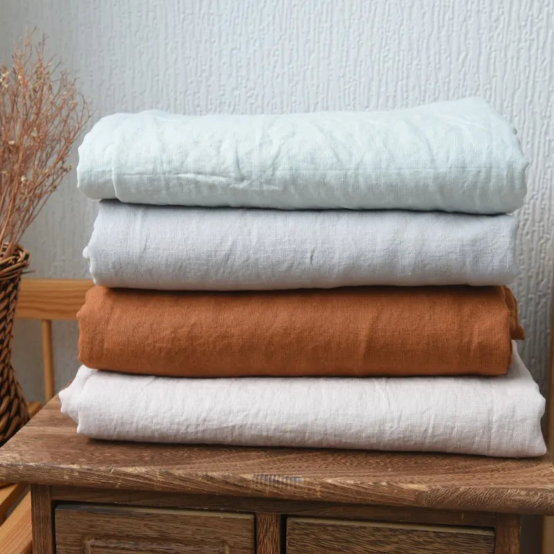 Luxury 100% Pure French Flax Linen Flat Sheet WHIMSICAL HOME OF CREATIONS