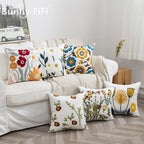 Vintage Florals with a Fresh Pop of Colour 45x45cm