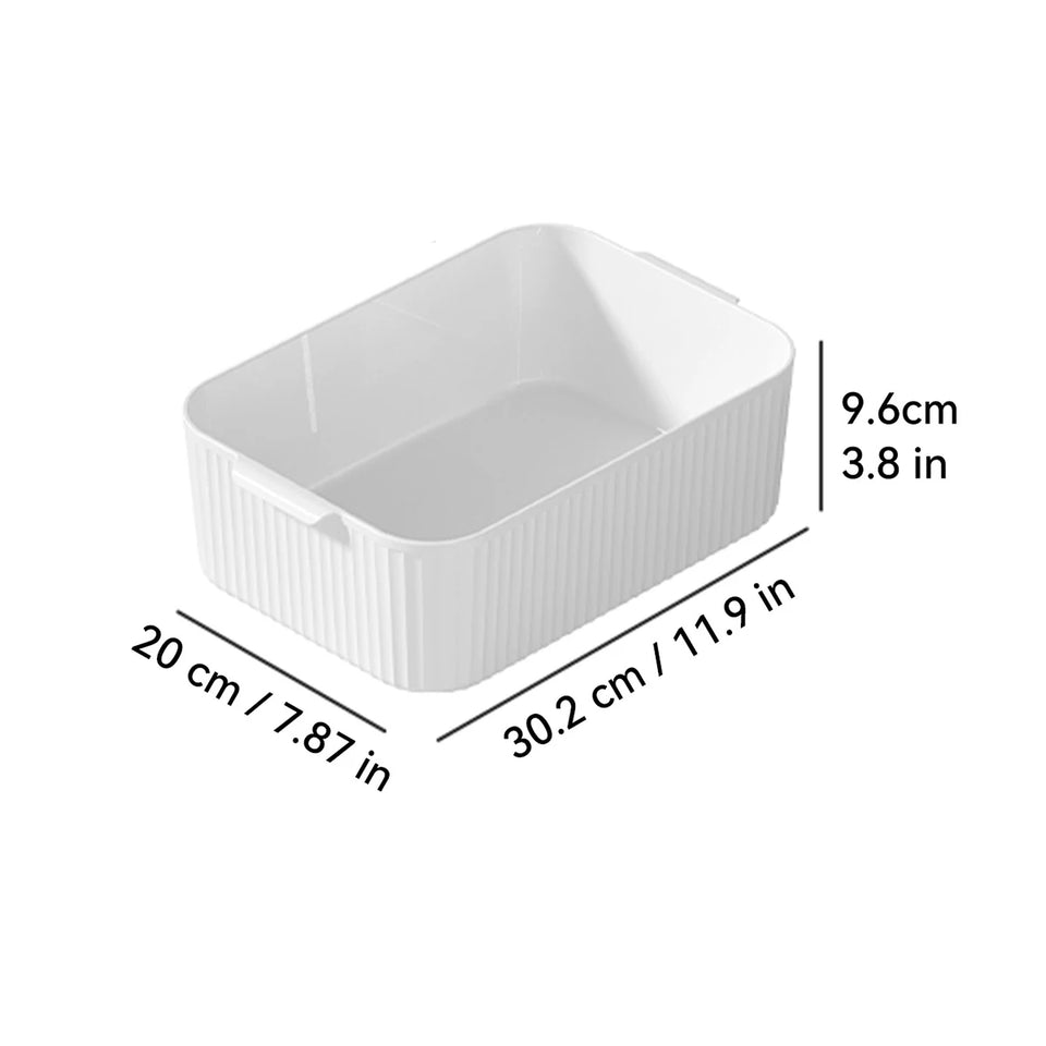 Multifunctional Food-Grade Storage Baskets – Smart, Stackable & Fridge-Safe