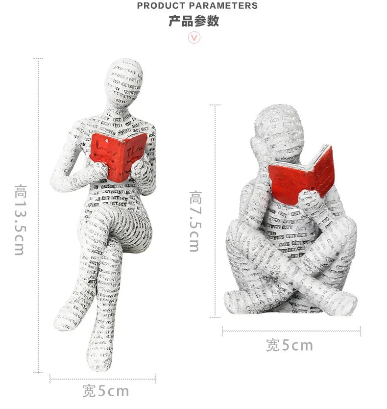 Resin Abstract Figurine – Quirky, Humorous, and Highly Popular Decor