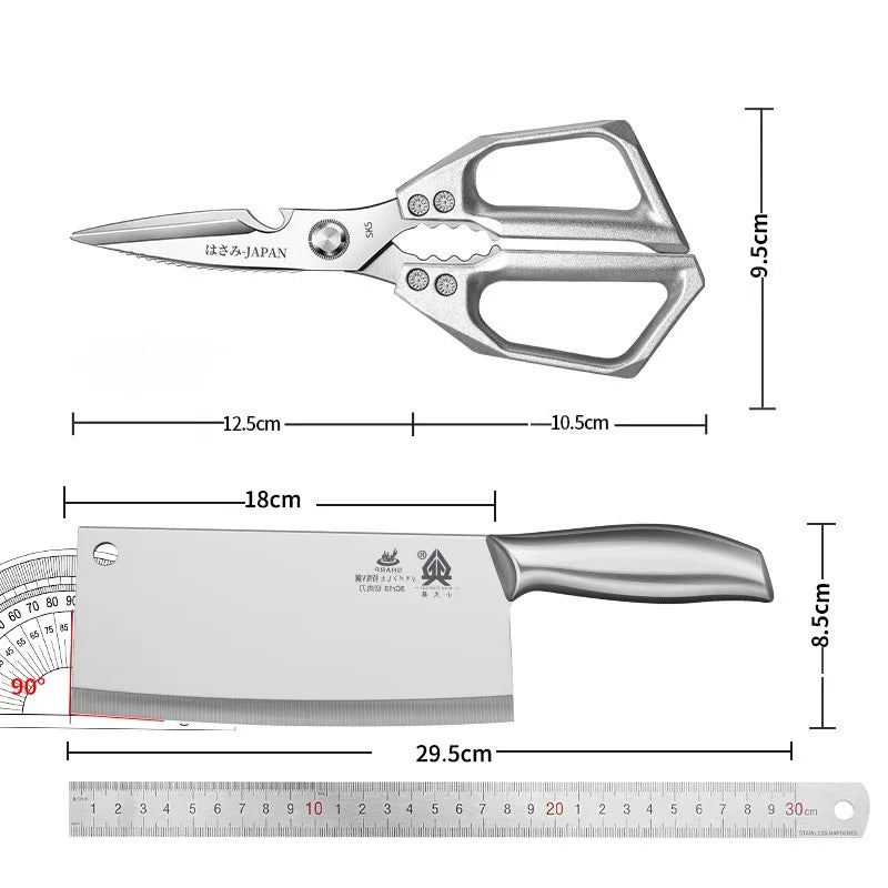 All-in-One Multifunctional Kitchen Scissors – With Case WHIMSICAL HOME OF CREATIONS