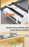 Multi-Functional Pull-Out Cabinet Drawer Organizer