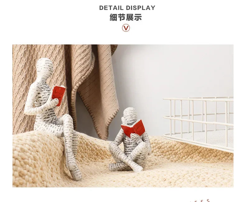 Resin Abstract Figurine – Quirky, Humorous, and Highly Popular Decor