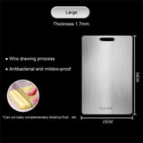 Next-Generation 316 Stainless Steel
“Healthy, Antibacterial & Eco-Friendly Chopping Board”