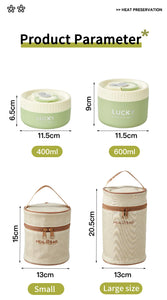 Portable Thermal 304 Stainless Steel Food Containers – Stackable & long term Insulated Microwave Safe