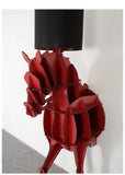 Luxury Horse Statue Wall-Mounted Display Shelf
