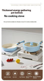5-Piece Nonstick smooth Porcelain Coated Cookware Set