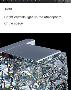 Luxury Crystal Wall Sconce – High-End K9 Crystal Light Fixture