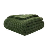 Scandinavian Knit Weave Throw – Modern Classic Comfort