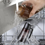 2-in-1 Olive Oil Glass Dispenser – 470ml Light-Blocking Spray & Pour