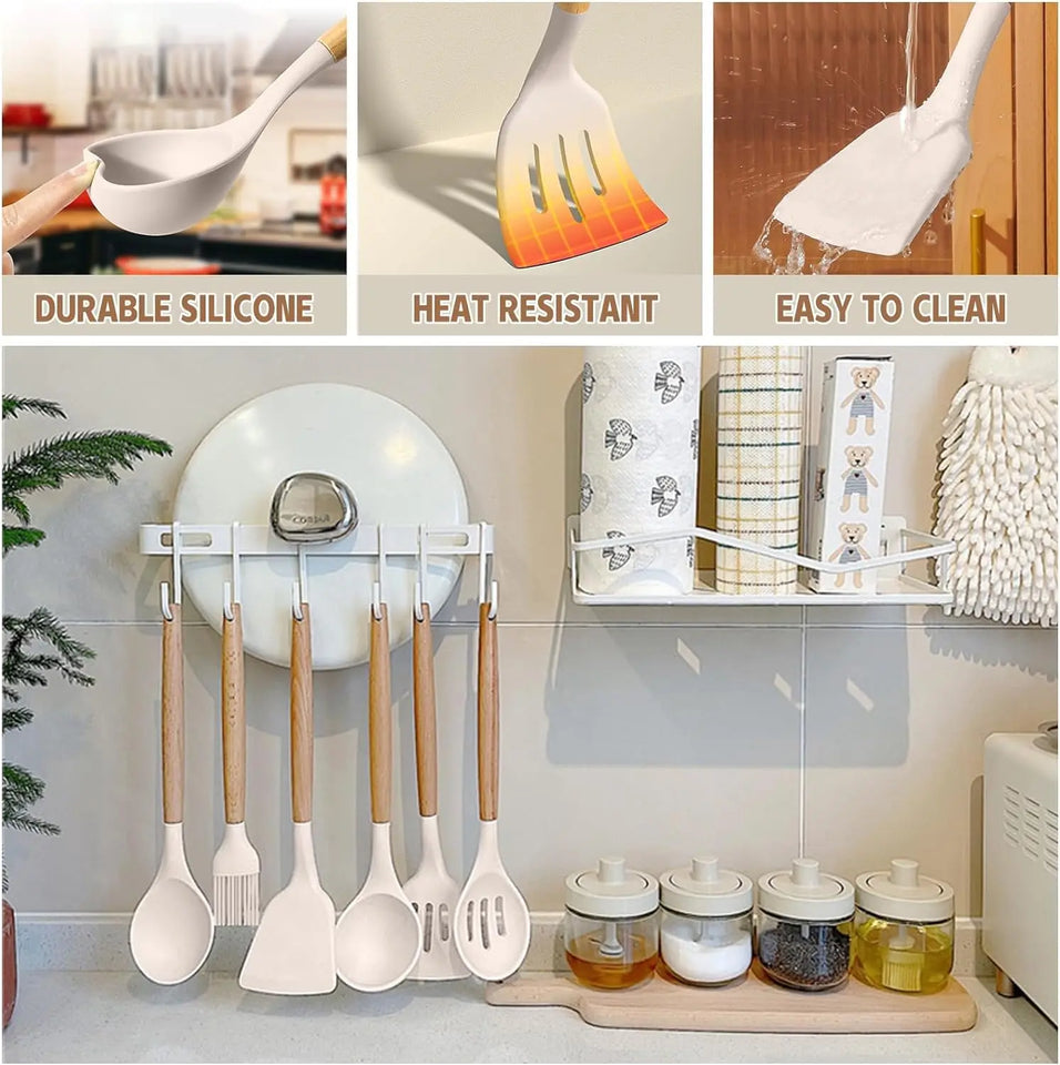 33 PCS Silicone Cookware Set Kitchen Cooking Tools high-quality