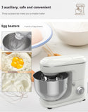 10L Chef Stainless Steel Electric Mixer – 1500W High Power with 6L Bowl & Splash-Proof Cover