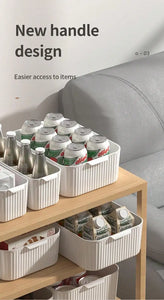 Multifunctional Food-Grade Storage Baskets – Smart, Stackable & Fridge-Safe