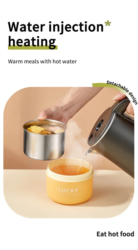 Portable Thermal 304 Stainless Steel Food Containers – Stackable & long term Insulated Microwave Safe