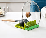 A Fresh Twist on Everyday Cooking – Spoon & Lid Holder with Non-Slip Pad