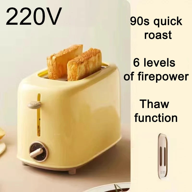 6-Level Toaster – Double-Sided Baking with Dust Cover, 220V WHIMSICAL HOME OF CREATIONS