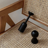 Geometric Black Wooden Candle Holder – Stylish & Highly Popular Room Accent