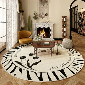 Luxury French Retro Vintage Non-Slip Round Area Rug
Bring Timeless Elegance