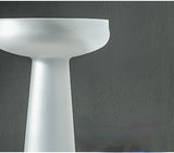 Luxury Frosted Glass Hydroponic Vase – Coffee & Frosted Elegance