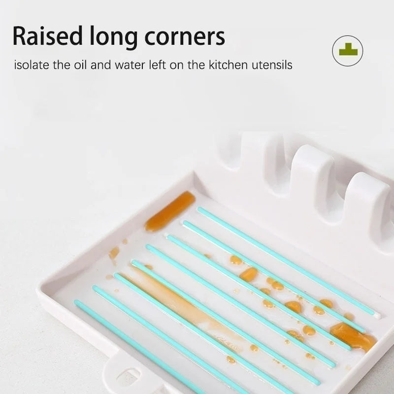 A Fresh Twist on Everyday Cooking – Spoon & Lid Holder with Non-Slip Pad