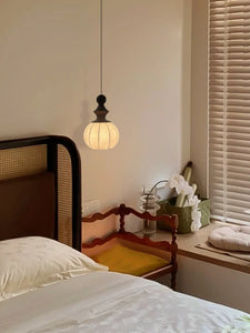 Retro Vintage Wooden Pendant Light with LED Bulbs