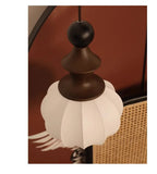 Retro Vintage Wooden Pendant Light with LED Bulbs