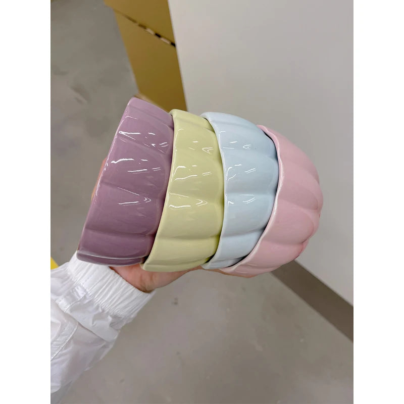 French Retro Glossy Enamel Floral Dinnerware – Timeless Summer Elegance