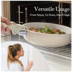 5-Piece Non-Stick Cookware Set Aluminum Alloy Pots and Pans with Lids White-3