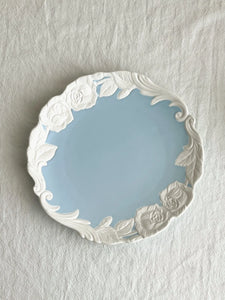 Vintage-Inspired Rose Tea & Coffee Cup Set with Saucer and Cake plate