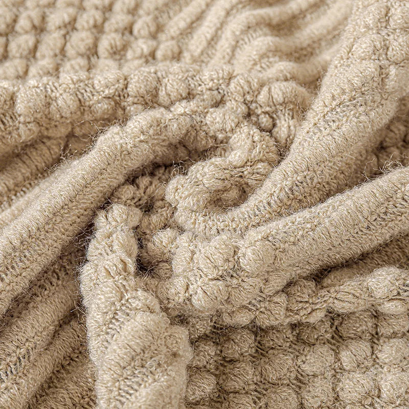 Bohemian/ Country Knitted Weave Blanket Throw –in various colors and sizes