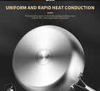 316 Stainless Steel Frying Pan 20 cm – Non-Stick Multi-Layer Cookware for Home & Professional Chefs WHIMSICAL HOME OF CREATIONS