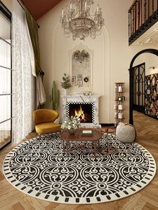 Luxury French Retro Vintage Non-Slip Round Area Rug
Bring Timeless Elegance