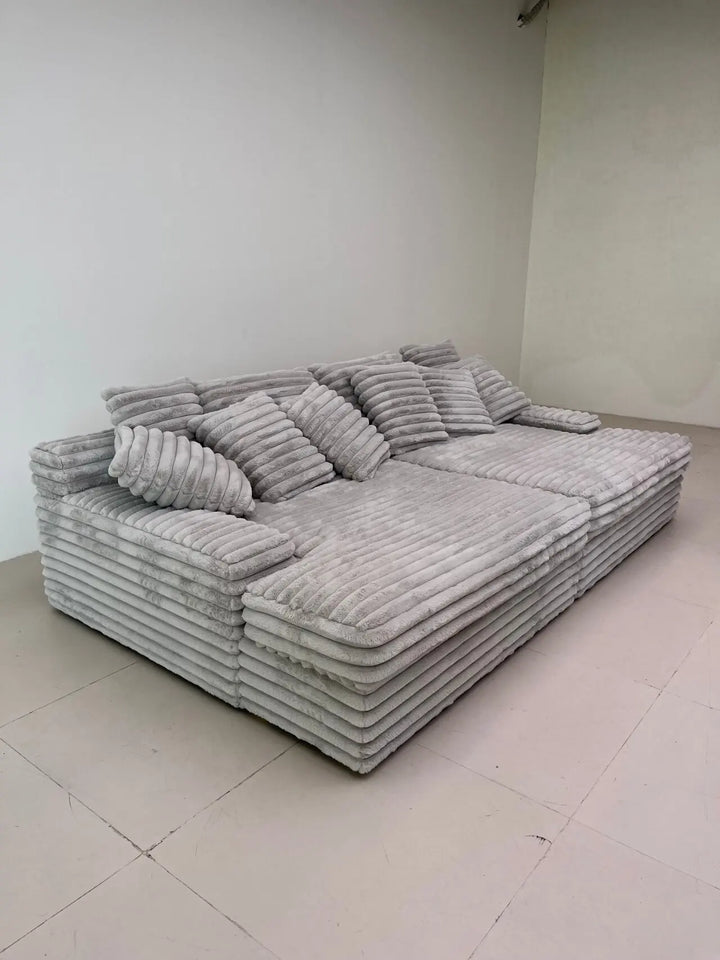 Kawaii Luxury Nordic Sofa – Cloud-Like Comfort & Timeless Elegance