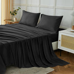 Luxury 300 TC Polyester Microfiber Sheets – Silky Soft, Wrinkle-Free, Deep Pockets, Fade-Resistant 4-Piece Set WHIMSICAL HOME OF CREATIONS