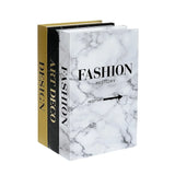 Fashion Fake Books Decoration & Storage Box – Glamour & Sophistication in 3 Variations