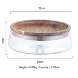 Creative Glass Round Food Storage Containers – Stackable & Unique Design