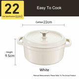 Enamel Cast Iron Stew Pot – Triple Water-Locking Design