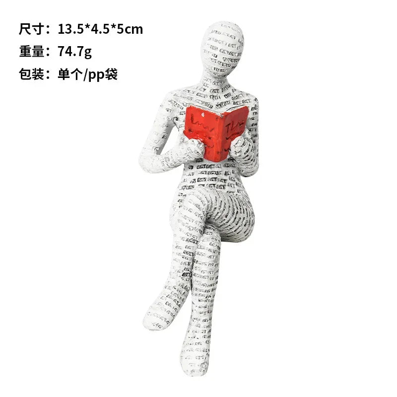 Resin Abstract Figurine – Quirky, Humorous, and Highly Popular Decor
