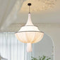Absolute Luxury Vintage European Fabric Pendant Chandelier