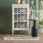 French Distressed Glass Cabinet – A Fusion of Charm & Sophistication